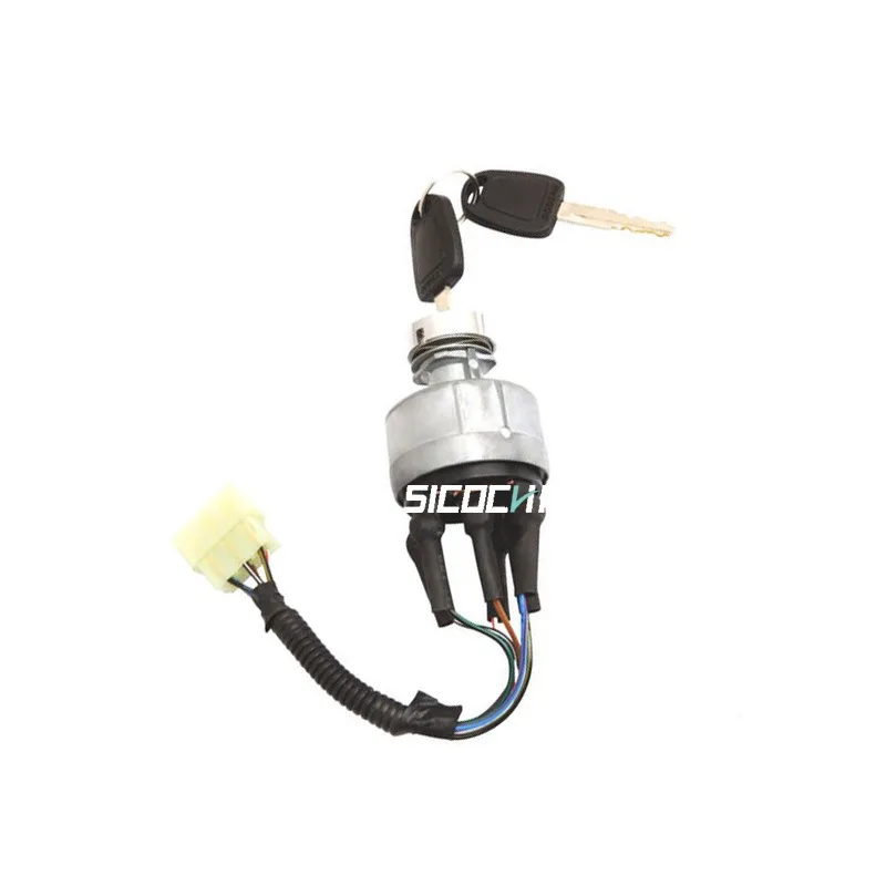 MUGURO for Doosan ignition switch, power supply, ignition switch, power switch lock key 301419-00109A