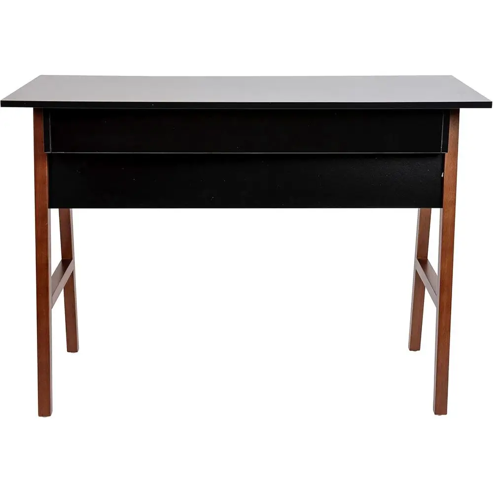42 Black Home Office Desk with Storage for Writing or Bedroom Use