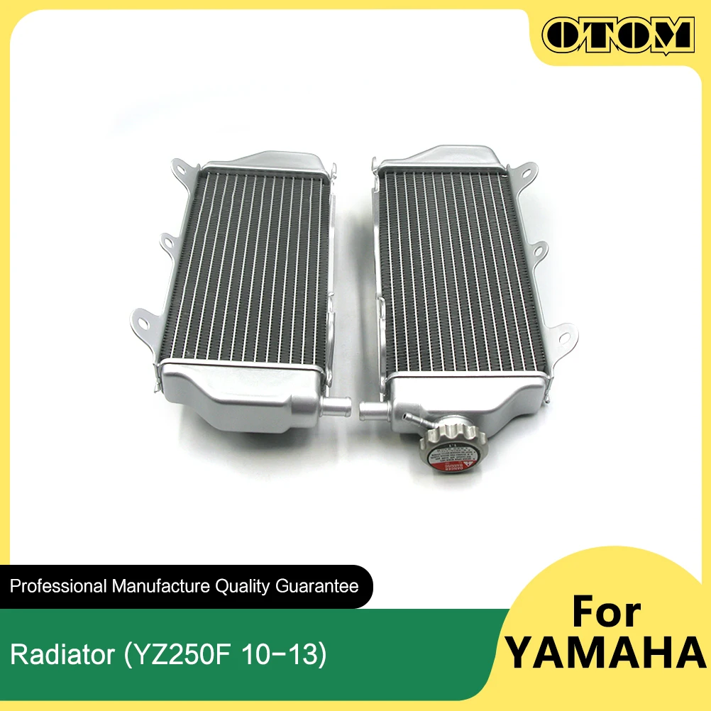 

OTOM Motorcycle Aluminium Radiator Cooler Cooling Water Tank Left And Right For YAMAHA YZF YZFX 250 10-13 Motocross Accessories