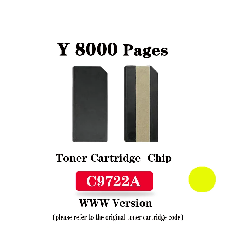 High Quality C9720A/C9721A/C9722A/C9723A Toner Cartridge Chip for HP Color LaserJet 4600/4600n/4600dn/4610n/4650/4650n/4650dn