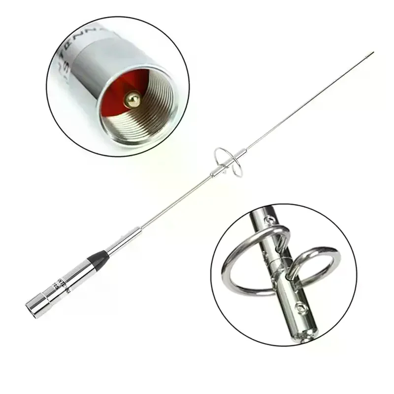 Dual Band Portable Radio Gain Antenna VHF/UHF 144/430MHz 150W NL770S Car Intercom Antennas For Car Walkie Talkie NL-770S