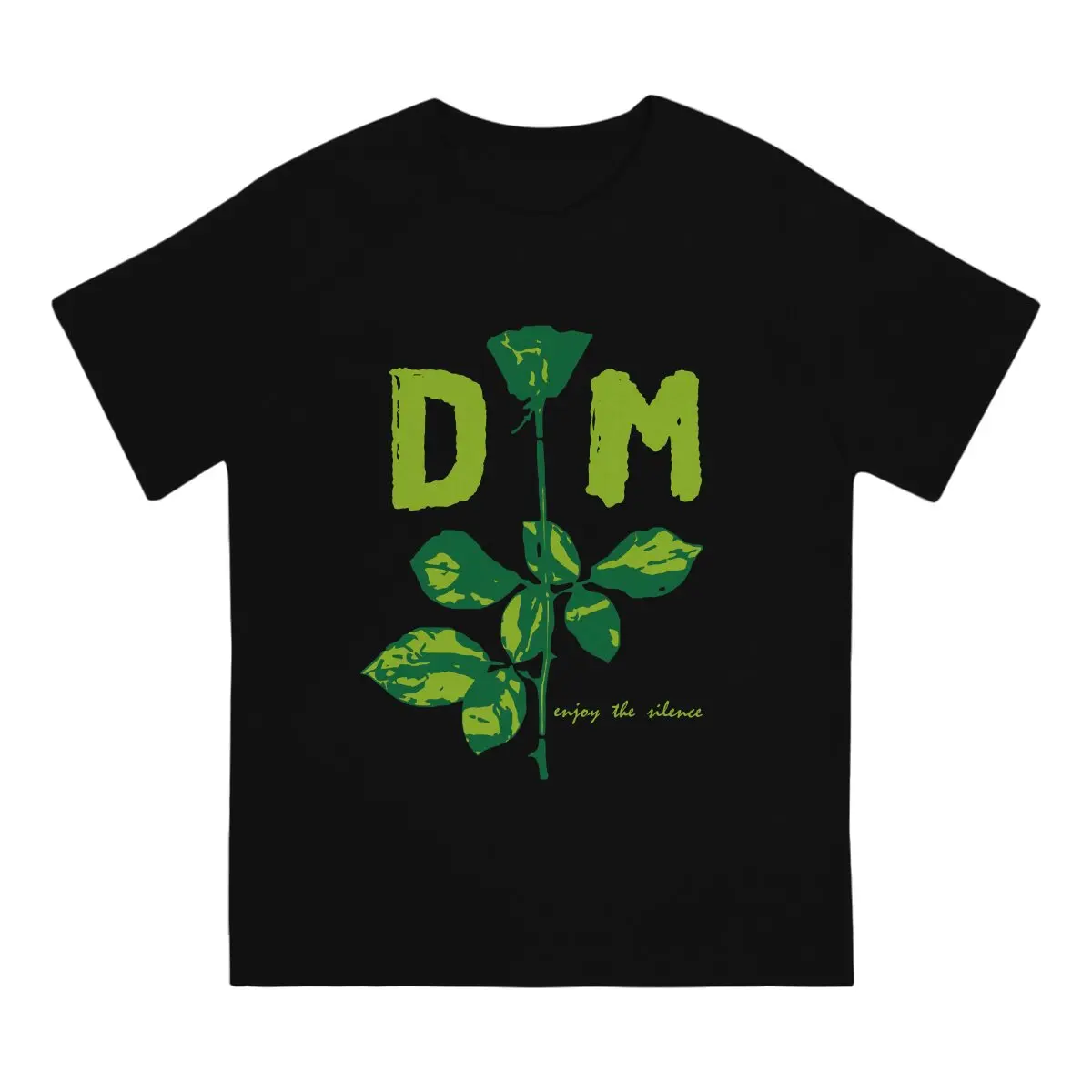 Devotee Rose Green Men's T Shirts Depeche Cool Mode Casual Tees Short Sleeve Round Neck T-Shirt 100% Cotton Printed Tops