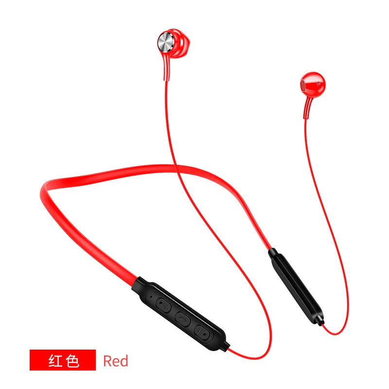 

Wireless Bluetooth-compatible 5.1 Headphones Stereo Noise Cancelling Neckband Headset Sports Earbuds With Microphone