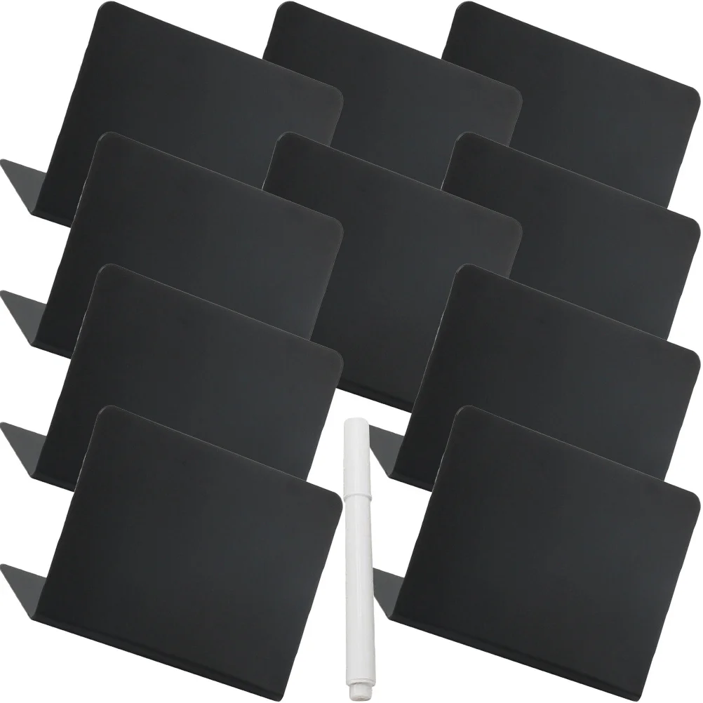 1 set Mini Chalkboard Signs Set Small Blackboard Message Board For Table Numbers Name Tags Wedding Party Food Labels Erasable