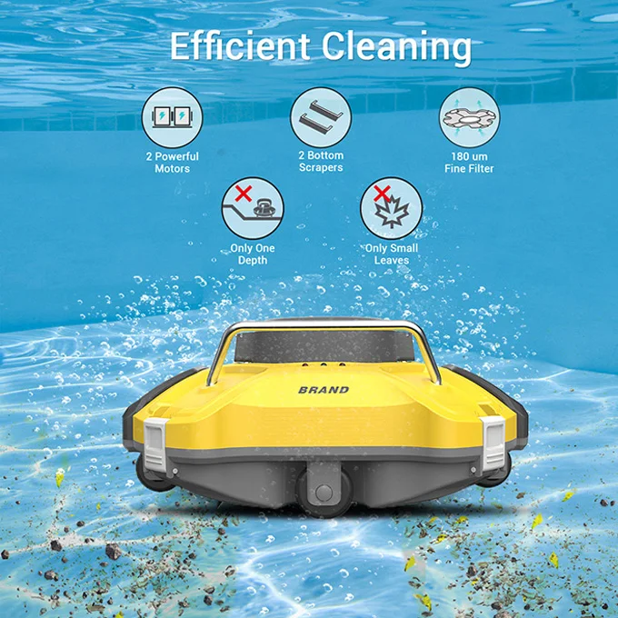 Pool Filter Cleaner Area 80m2 Vacuum Cleaner Robot For Above Ground Pool