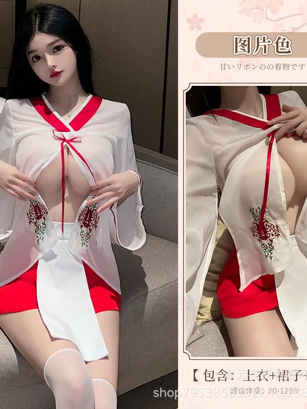 미니 메쉬 레이스 쉬어 드레스 투명 란제리 여성 섹시한 유니폼 유혹 크리스마스 드레스 우아한 뜨거운 섹시한 한국 여성 9P5U