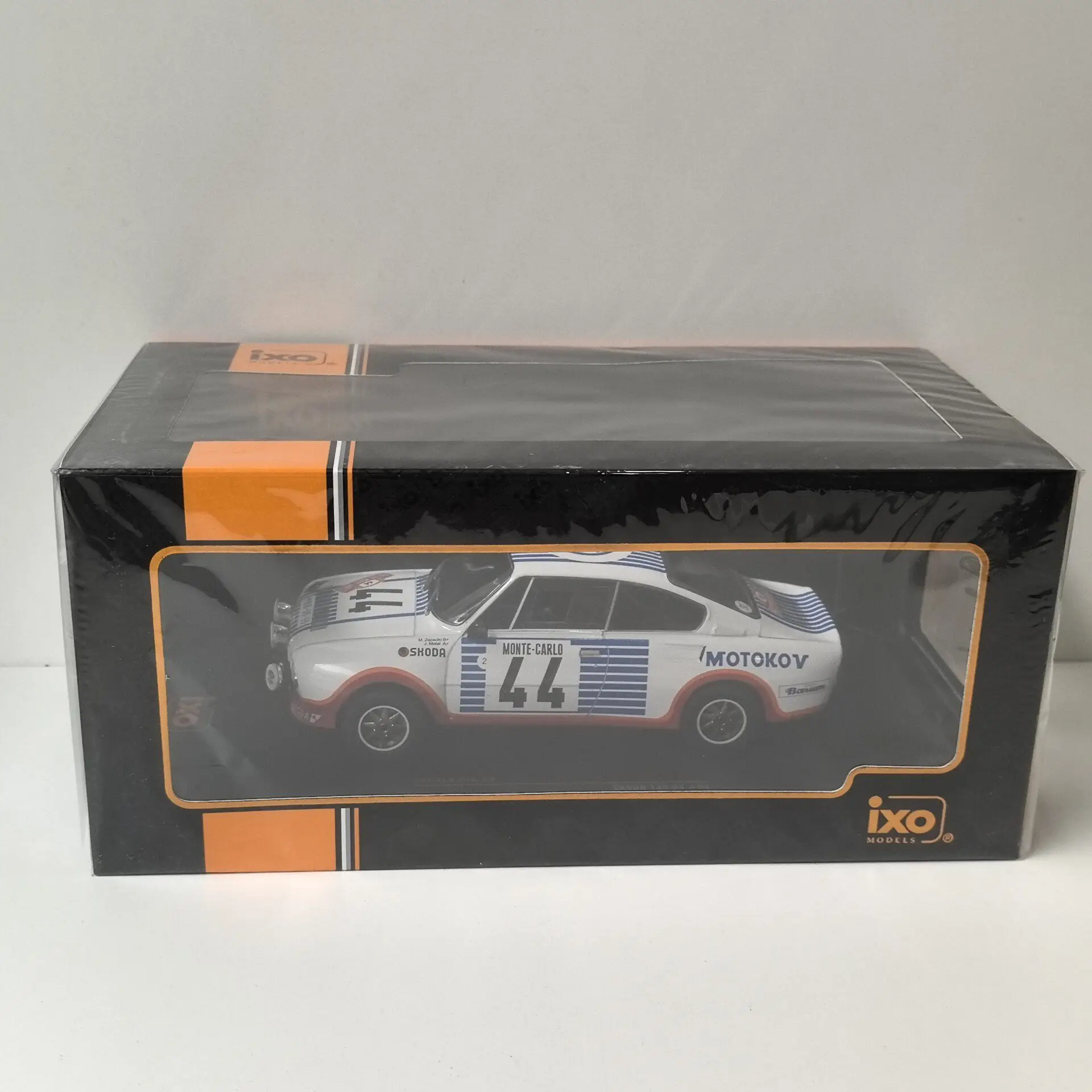 

Diecast IXO 1/24 Scale SKODA 130 RS # 44 1977 Racing H8 Alloy Car Model