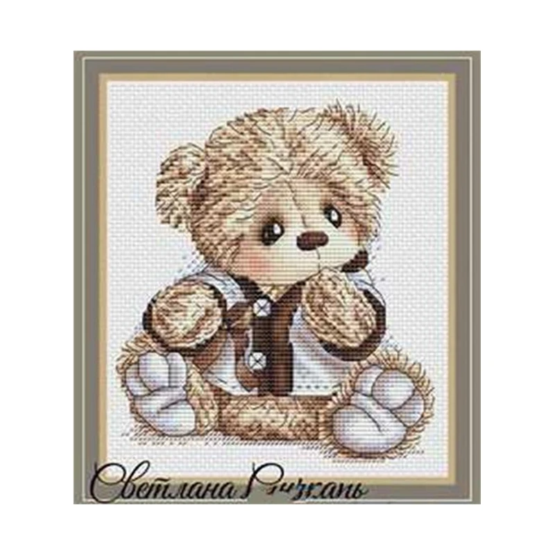 The cross-stitch set 28CT, 18CT, 14CT and 11CT can be selected as printed fabric handcrafted material pack saga Little Rabbit Se