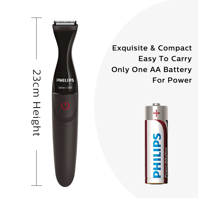 Philips MG1100 Electric Shaver Accurate Beard Styler Facial Hair Grooming Trimmers 3 Size Combs Battery Powered Shaving Razor