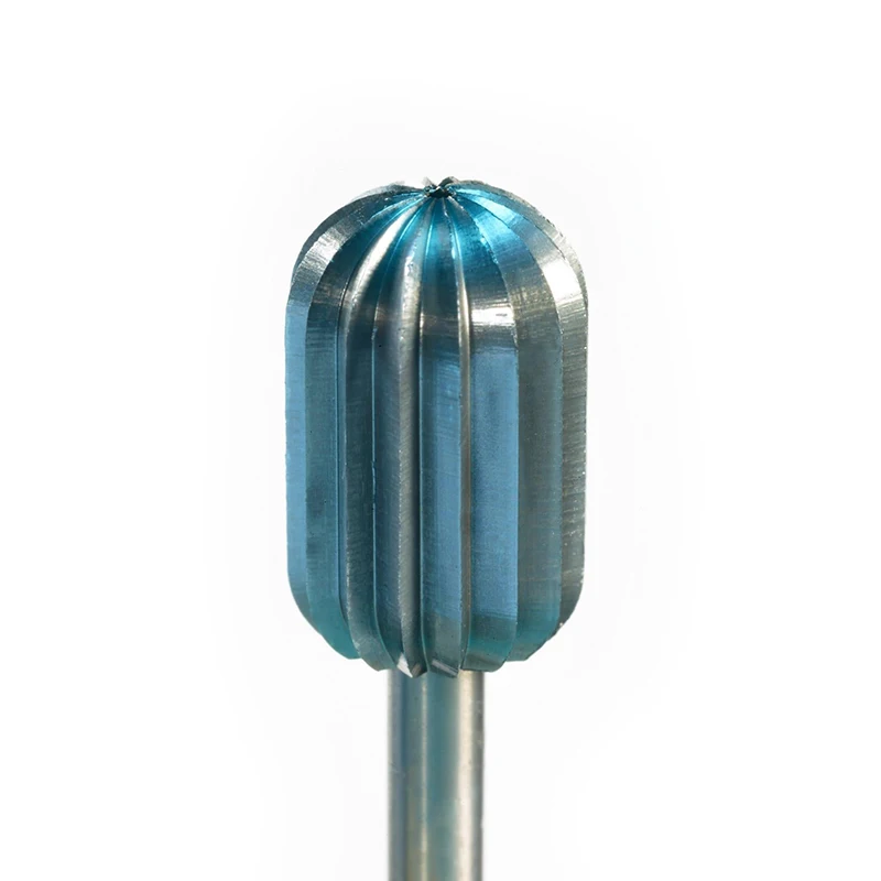 SUPER Q Hardened Tool Steel Rounded Cylinder Burr Jewelry Rotary Bur for Stone Setting Truing Channel Wall Surfaces