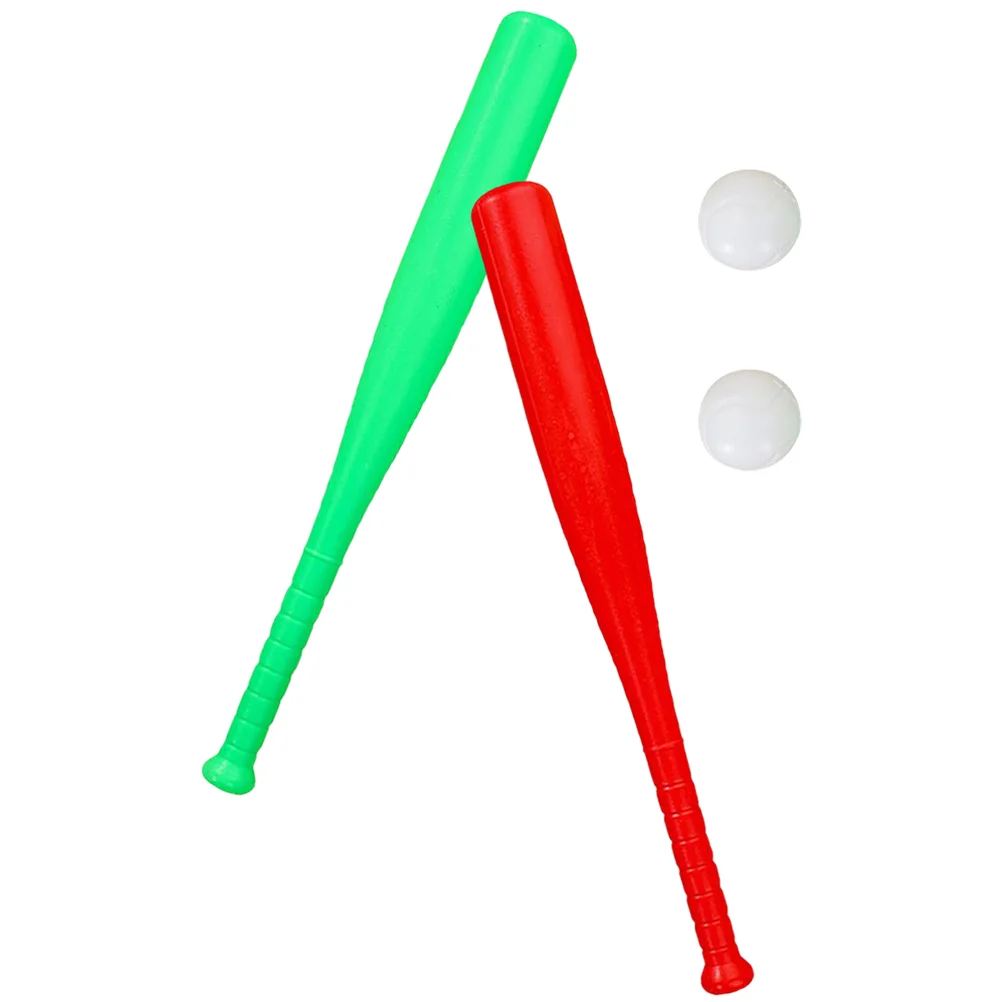 

2 Sets Outdoor Training Baseball Bat Props Toys Toddler Kids Yard Children for Toddlers