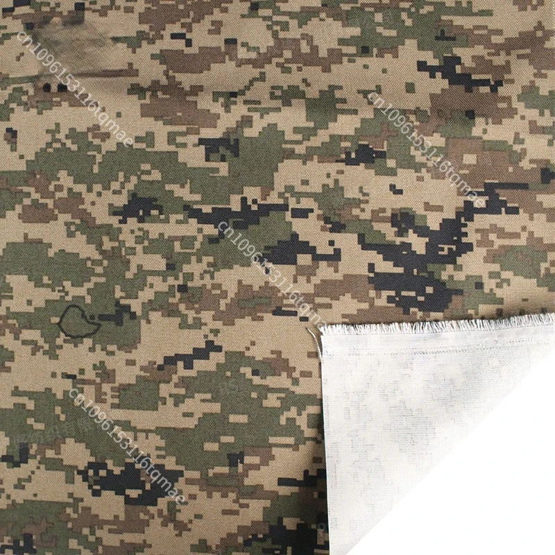 1050D Nylon Russian Survivor Camouflage Fabric Abrasion-Resistant and Tear-Resistant PU Waterproof Coating Oxford Camo Cloth