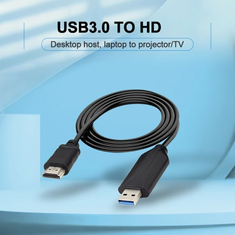 1.5m Length USB3.0 9pin Adapter Cable Cord Line Supports 1080P Resolution