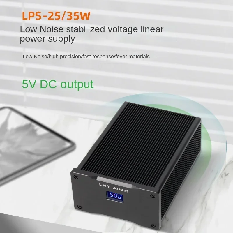 LHY เสียง 25 35W Dual Dc5v พร้อม USB ถอดรหัส Routing Audio DC Stabilized Linear HiFi Fever Power Supply