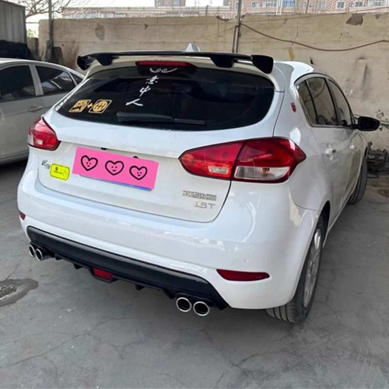 

Для Kia K3/Forte5/Ceed/хэтчбек задний диффузор бампер губы сплиттер спойлер выхлопная труба комплект кузова аксессуары
