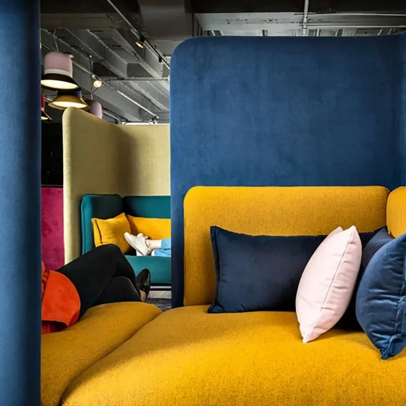 

High - Quality Creative Reception Sofa Living Room Model Room Hotel Cabin Comfortable Leisure Chair