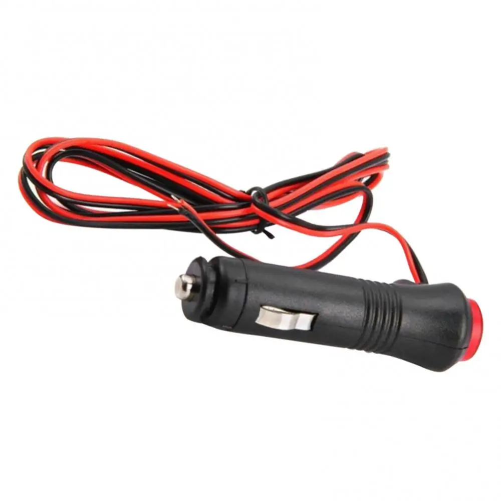 Switch 12V-24V Auto Car Cigar Lighter Socket Plug Connector Extension Cord with Switch