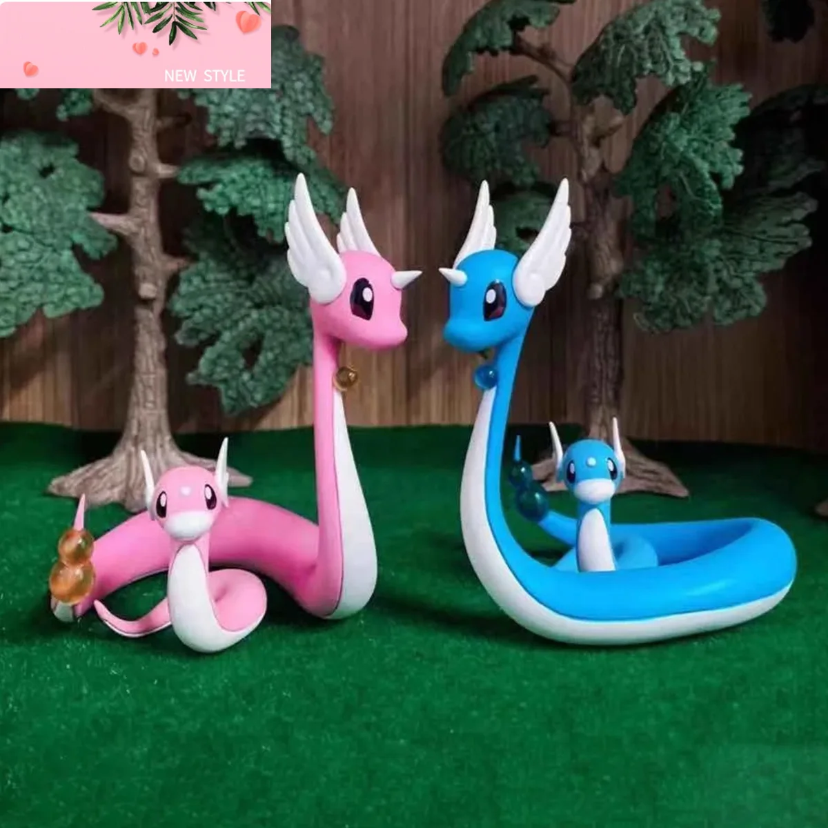 

Anime Pokemon Figure Dragonair And Dratini Action Figures 12cm Pvc Collection Model Toys Gifts