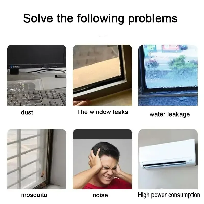 ZEXEF نافذة الطقس شريط عزل نافذة عزل الشريط لفصل الشتاء كتلة مشروع الهواء البارد الغبار المطر ختم الفجوة لا بقايا المنزل #6