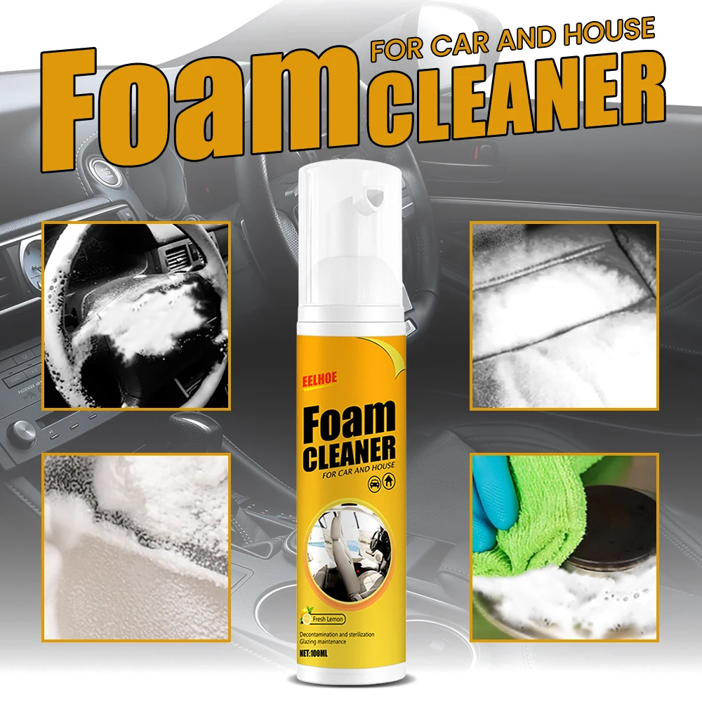 30ml 100ml 250ml Multi-purpose Foam Cleaner Anti-aging Cleaning Automoive Car Interior Home Cleaning Foam Cleaner Dropshipping