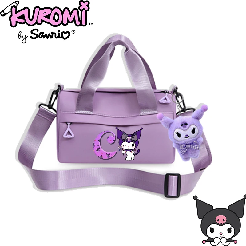 Sanurgente Kuromi mode femmes sacs à bandoulière Anime lettre A-Z impression initié sac femme haute qualité haute capacité sacs à main