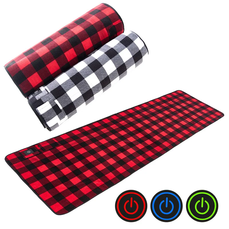 Portable Electric Heating Blanket, USB Smart Temperature Control, Warm Feet and Body, Comfortable Camping Sleep Pad