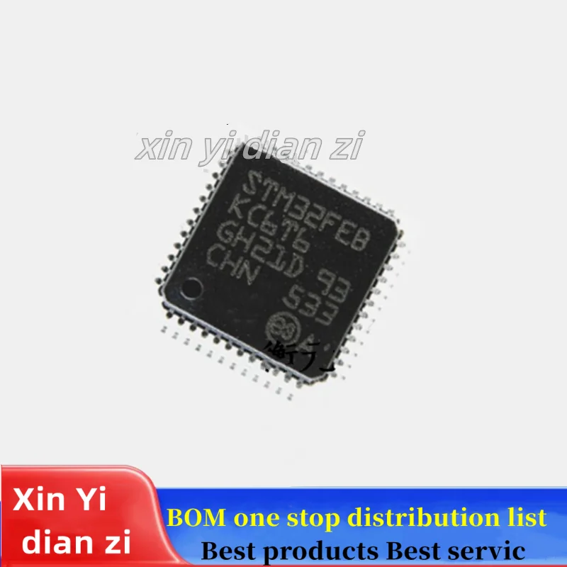 2pcs/lot STM32FEBKC6T6 QFP48 microcontroller ic chips in stock