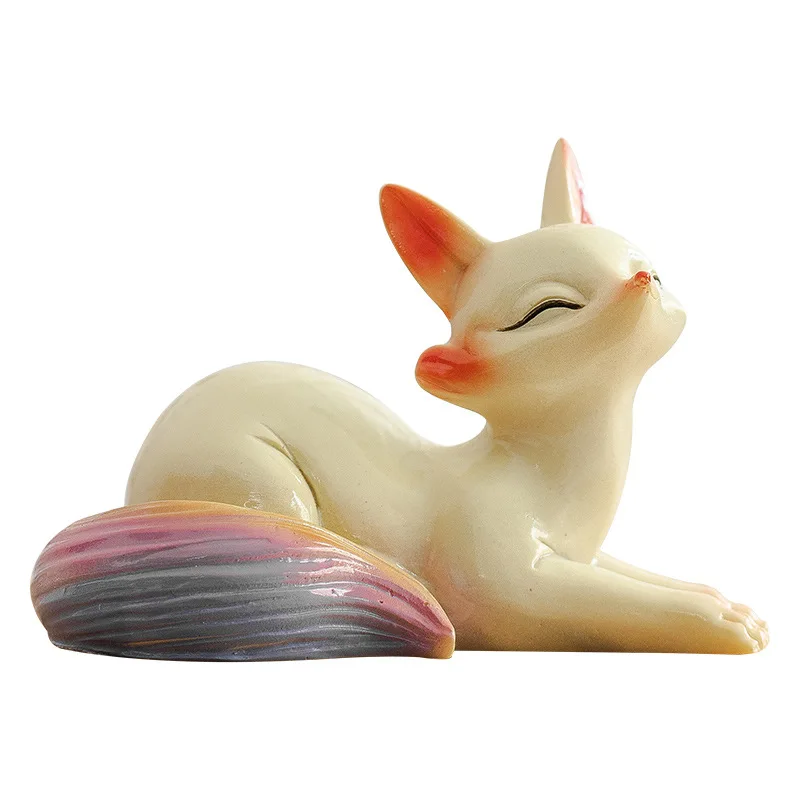 New Product Color Changing Little Fox Panda Rabbit Tea Pet Can Be Raised for Tea Play Office Home Tea Table Tea Pet Decoration