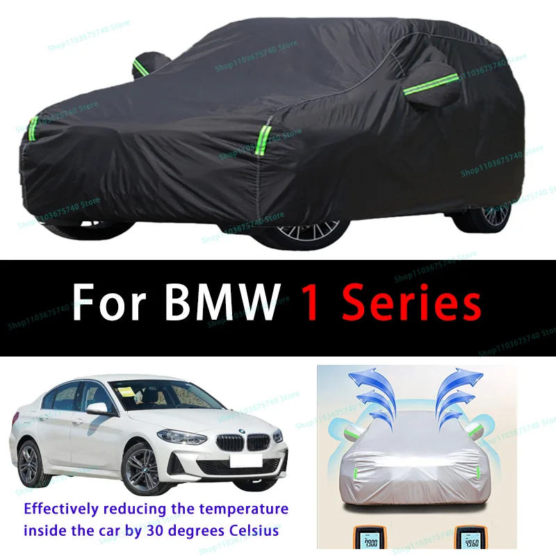 

For BMW 1 Series Summer Full Car Covers Outdoor Sun uv Protection Dust Cooling Protective Auto Protective Cover