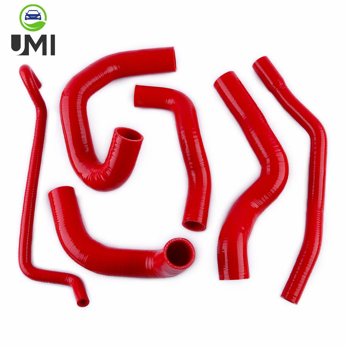 

6PCS 3PLY For 2005-2012 Ford Mustang GT 4.6L V8 Shelby GT500 GT 5.4L V8 MT Car Silicone Radiator Hose Coolant Tube Pipe Kit 2008