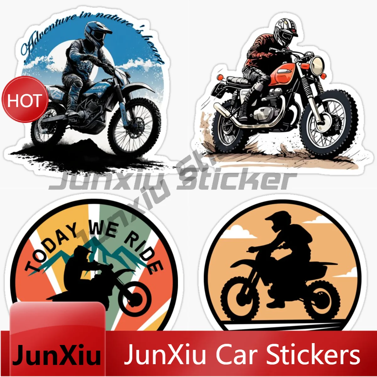 ADVENTURE BIKES BIKE LIFE Motorcycle Car Sticker Waterproof Vinyl Decal Accessory Adventure Riders Motorcycle Customizable