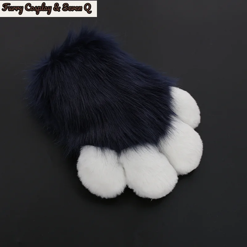 COS Kawaii Animal Furry Cosplay Anime Furrsuit Cat Rabbit Dog Fox Paws Gloves Prop Accessories Halloween Girls 2