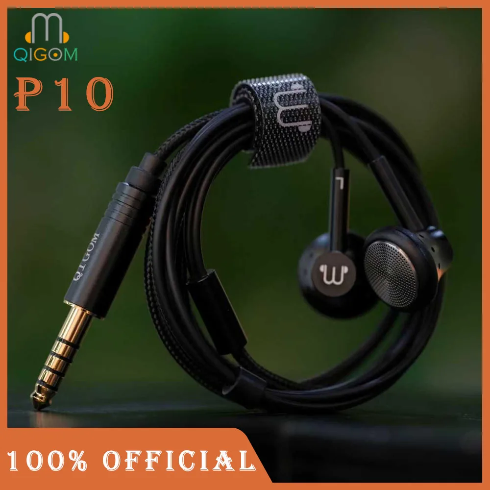 

QIGOM P10 Sleep Earphone Wired HIFI Headset, Flathead, 15.4MM Driver Unit, 32ohm 116dB, Fit Ear-canal, Low Distortion Analysis