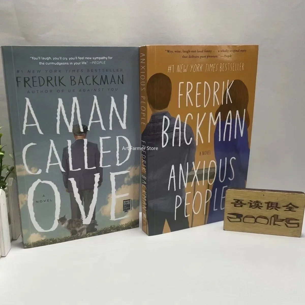 Imagem -02 - Conjunto de Livros de Fredrik Backman People Anxious And a Man Called Ove Book em Inglês