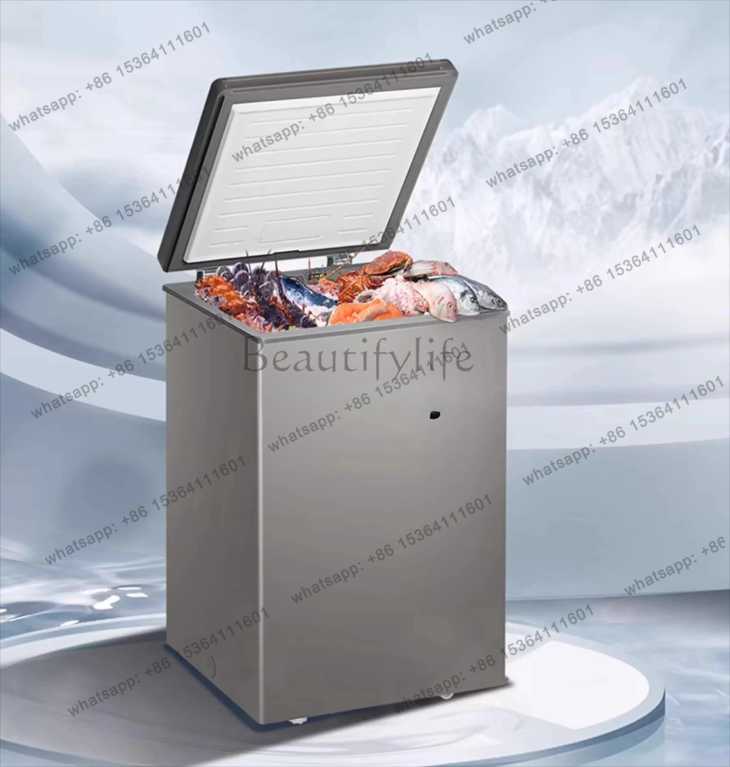 Household small energy-saving small first-level energy-efficient freezer household frost-reducing refrigerator