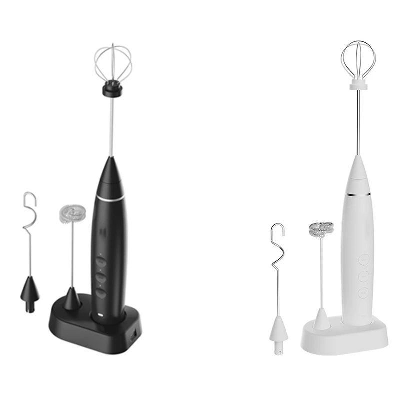 

Rechargeable Egg Beater Blender Hand-Held Automatic Egg Beater Milk Foaming Machine Milk Coffee Blender