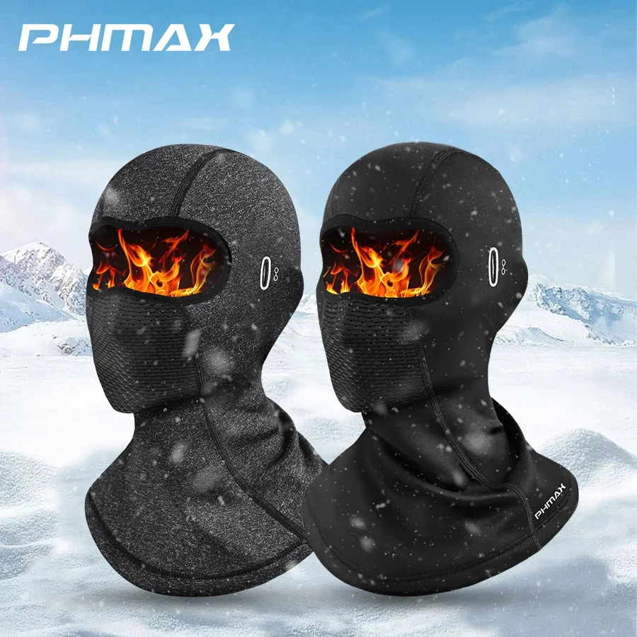 

PHMAX Winter Motorcycle Headgear Warm Breathable Moto Helmet Inner Cap Road Bike Motorcycle Scarf Windproof Hat