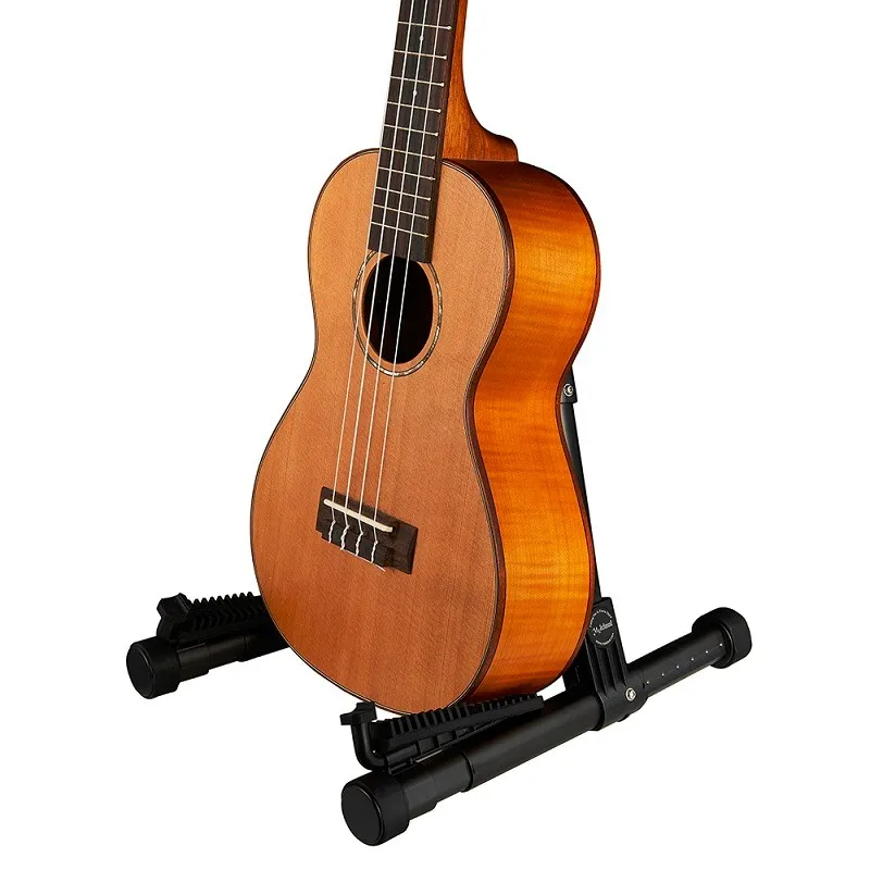 Soporte de viaje ligero y plegable portátil, calidad profesional para guitarra eléctrica acústica, ukelele, Banjo, violín y mandolina