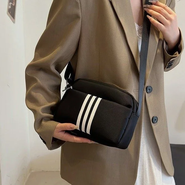 

New Korean Version Sports Satchel Women's Crossbody Small Square Bag Casual Shoulder Bag Mini Small Backpack