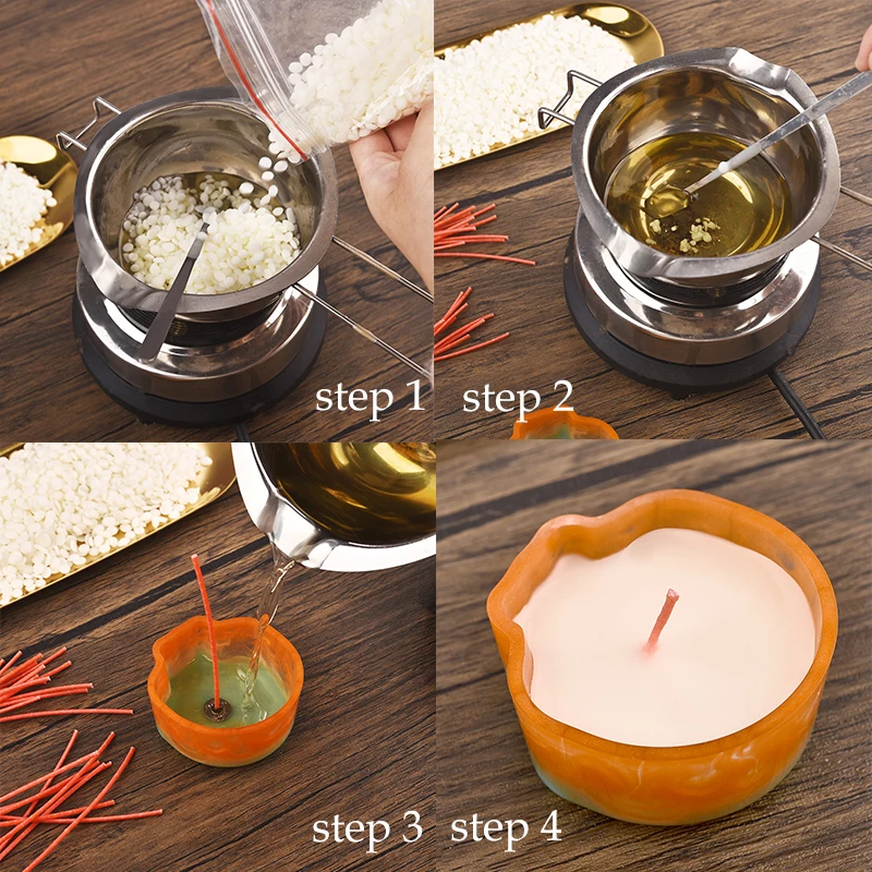 1KG 500g 200g 50g Natural Soy Wax Flake Scented Candle Natural Material 100% Additive-Free DIY Smokeless Candle Making Supplies