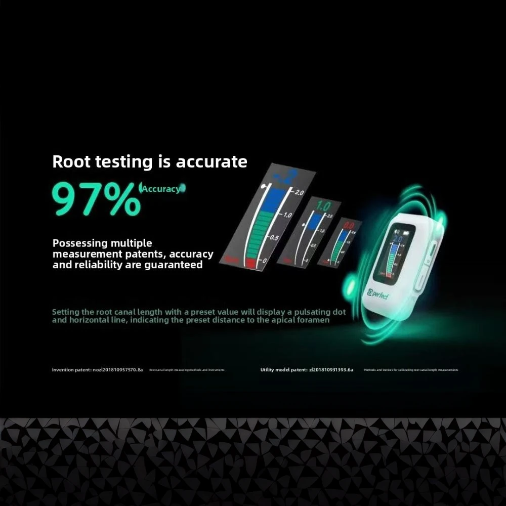 

21g Mini Dental Apex Locator, Ultra-Light Wireless Root Canal Measurement Tool with 97% Accuracy, Replaceable 180mAh Battery