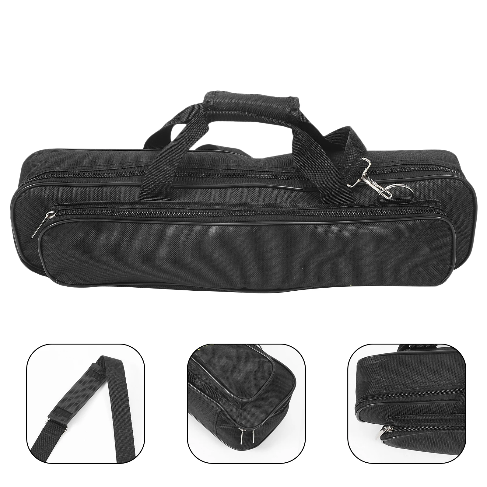 

Flute Storage Bag Case with Strap Carrying for Musicians Cover Cases Pouch Instrument Musical Protective