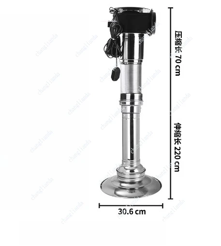 On the telescopic exhaust pipe, the exhaust pipe with fan ventilation pipe is suitable for Korean barbecue