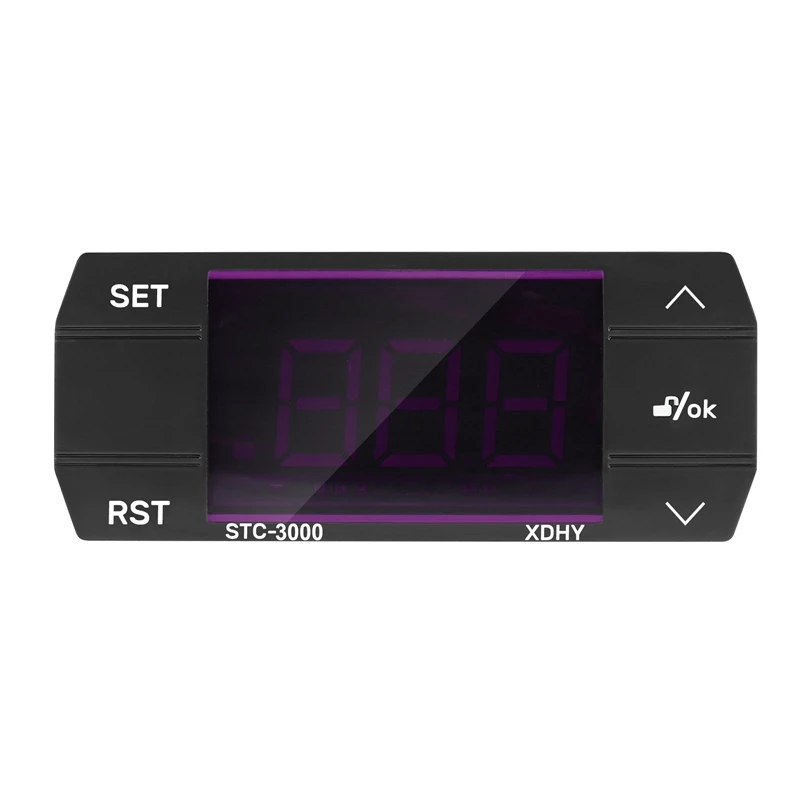 STC-3000 110V-220V 30A Press Digital Temperature Controller Thermostat With Sensor Controlling Tool