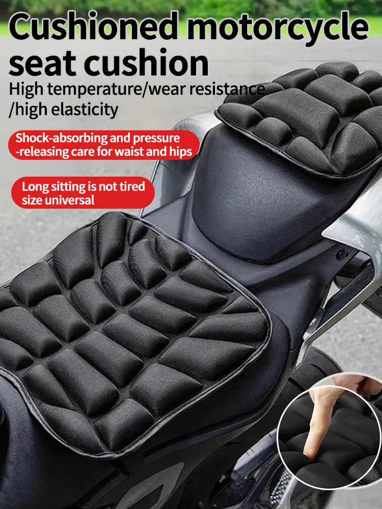 AliExpress WUMFIRE Comfort Gel Motorcycle Seat Pad 3D Breathable Universal Shock Absorbing Cushion Bike Seat Cover for Advanced Mountain Riding