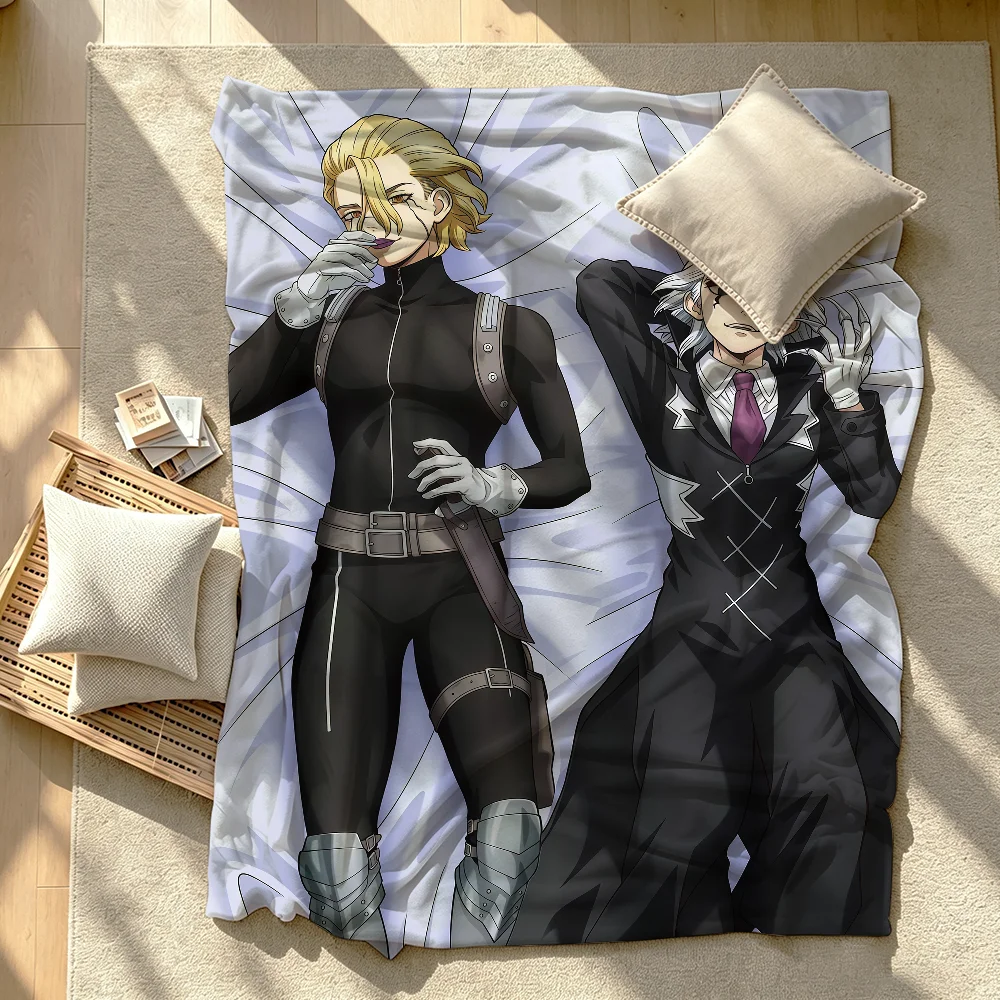 Dr.STONE Stanley Geno Blanket Soft Warm And Thick Perfect For Bedroom Living Room Bed Sofa Camping Picnic Office Gift