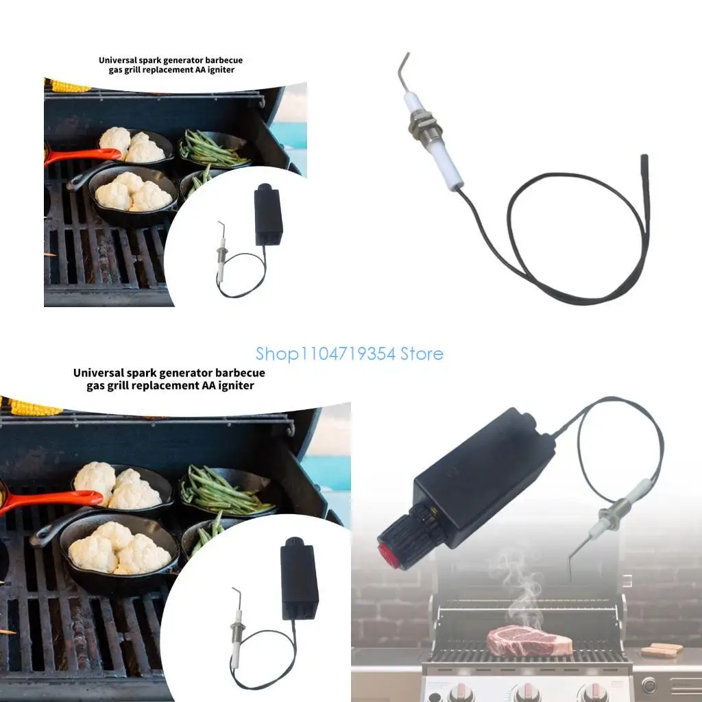 0XLD Quick Install Generator BBQ Gas Grill Replacement Ignitor with Wire