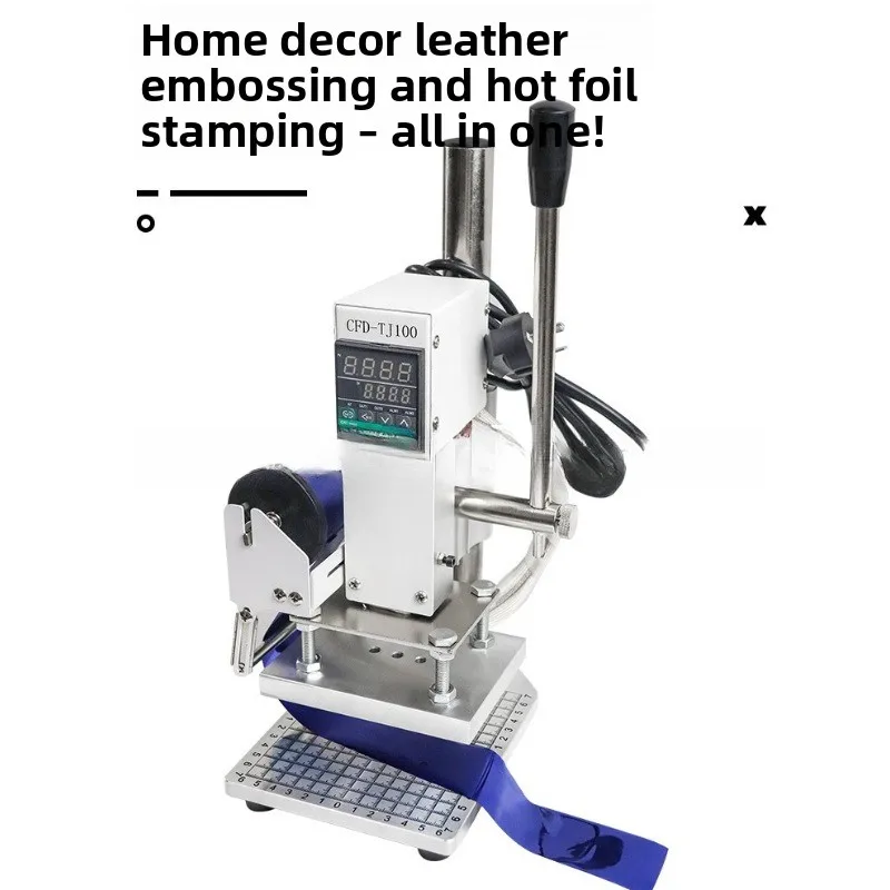 Handheld Hot Foil Stamping Machine, Leather Embossing, Logo Printer, Marking Press, Heat Transfer Tool, DIY Stamping
