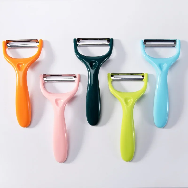 

1PC Stainless Steel Ceramic Peeler 5 Color Vegetable Fruit Peeler Kitchen Potato Carrot Cucumber Peeler Peeling Kitchen Gadgets