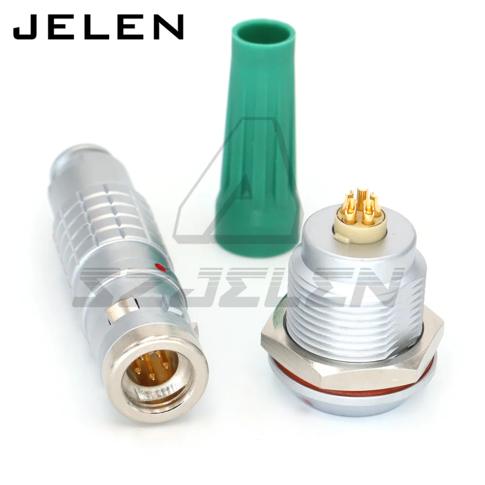 FGG EGG EEG 1K 305 5pin Aviation Metal Push Pull Self Locking Male Plug Power Signal Device Waterproof connector M16 opening